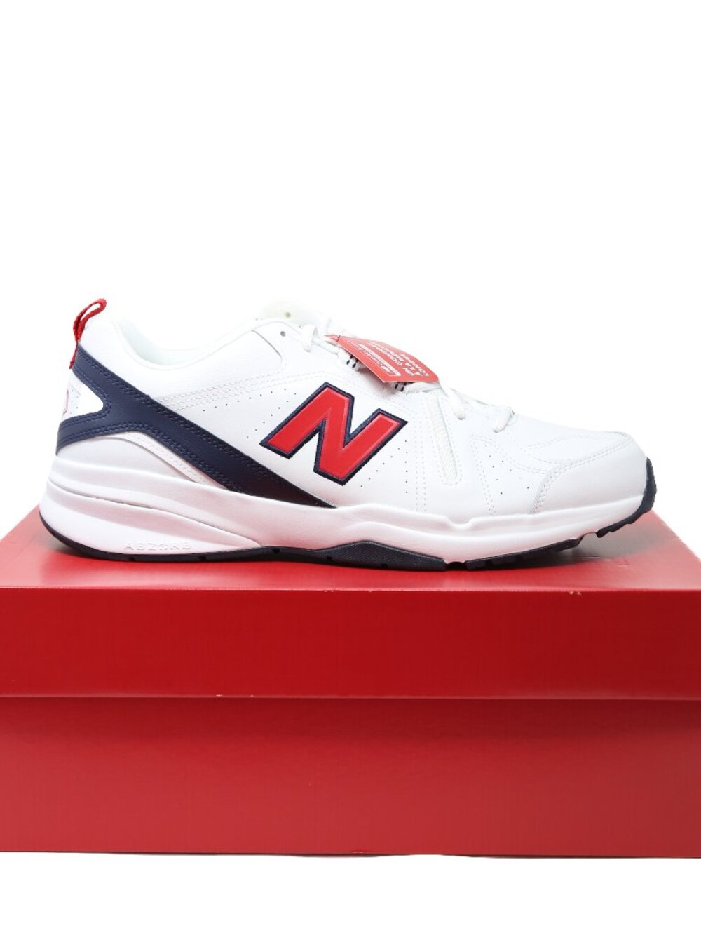 New BALANCE 608 Sneaker TRAINING SZ 15 D Mens Casual WHITE RED NAVY MX608V5